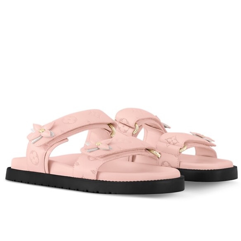 Louis Vuitton SUNSET flat comfort lightpink
